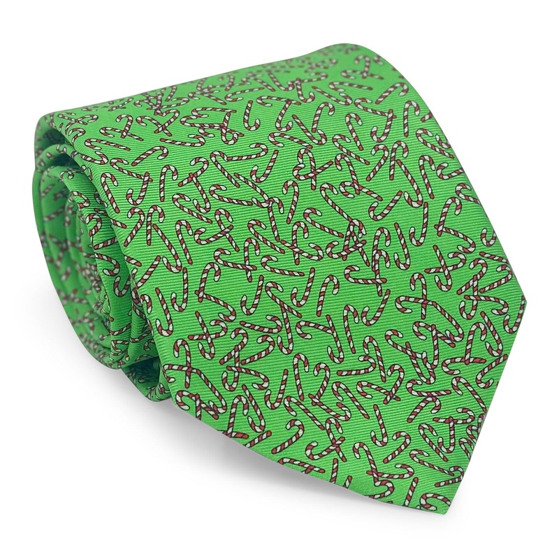 Candy Canes: Tie – Green