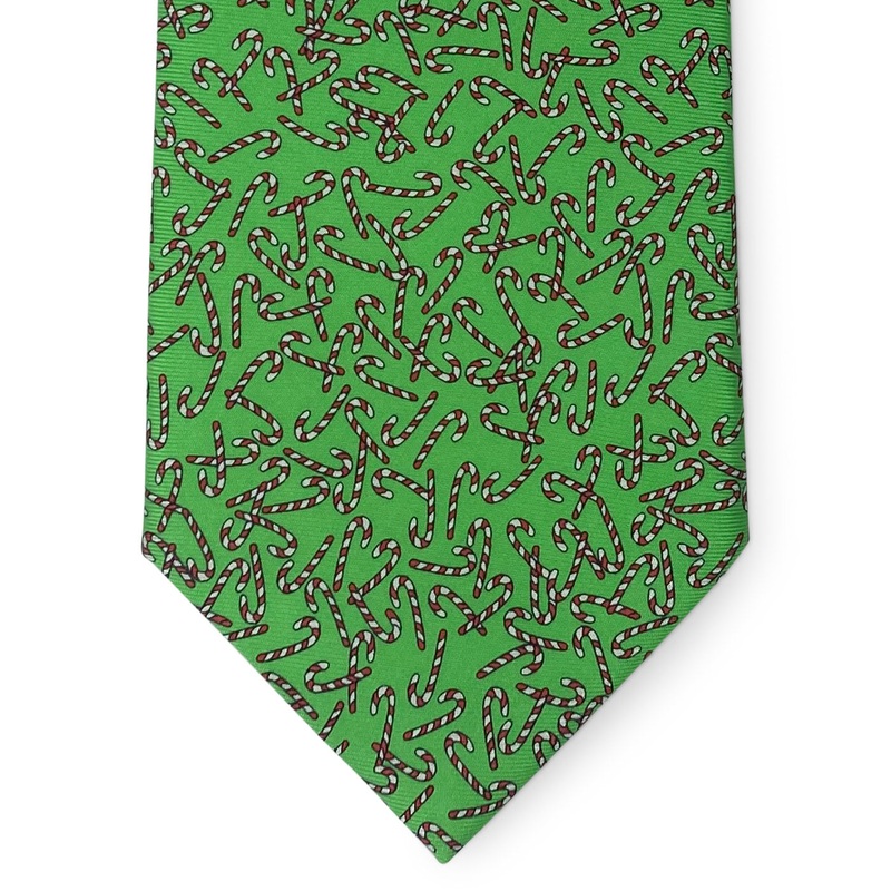 Candy Canes: Tie – Green