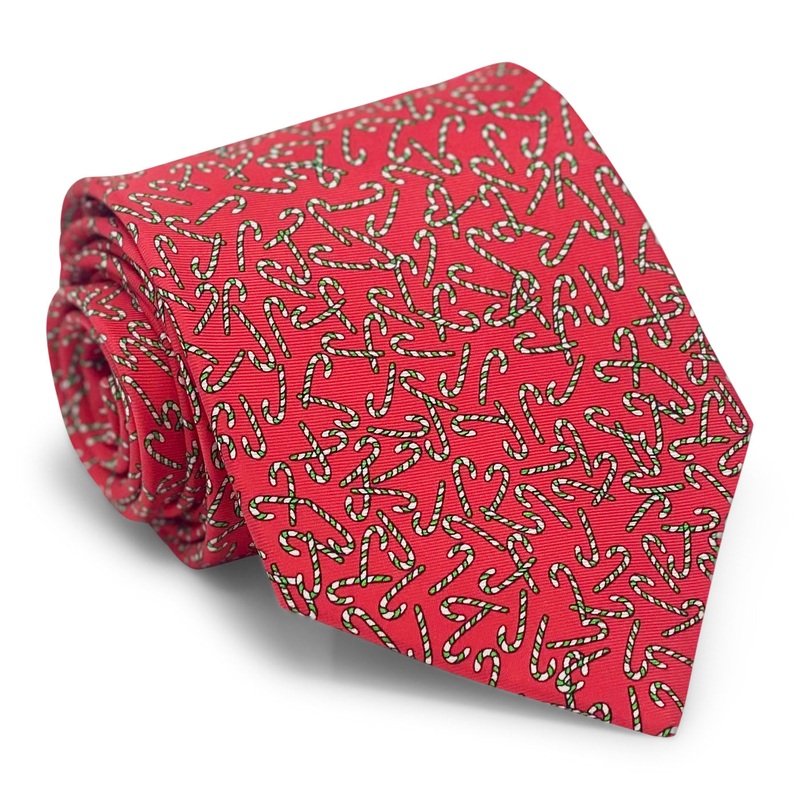 Candy Canes: Tie – Red