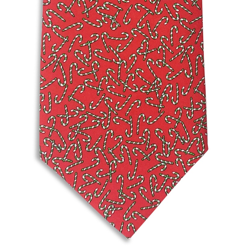 Candy Canes: Tie – Red