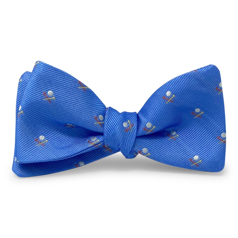 Golf Ball & Tee: Bow – Blue