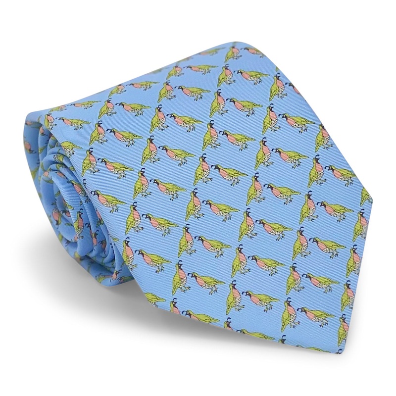 Quail: Tie – Blue