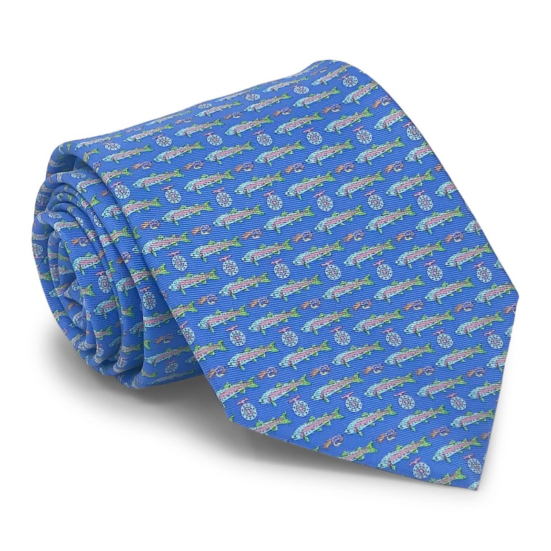 Reel Trout: Tie – Blue