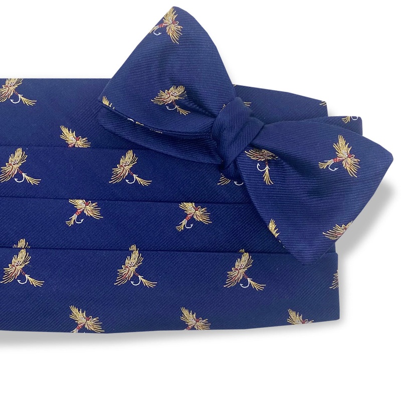 Royal Wulff: Cummerbund Set – Navy
