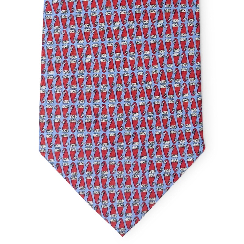 Santa Hats: Tie – Blue