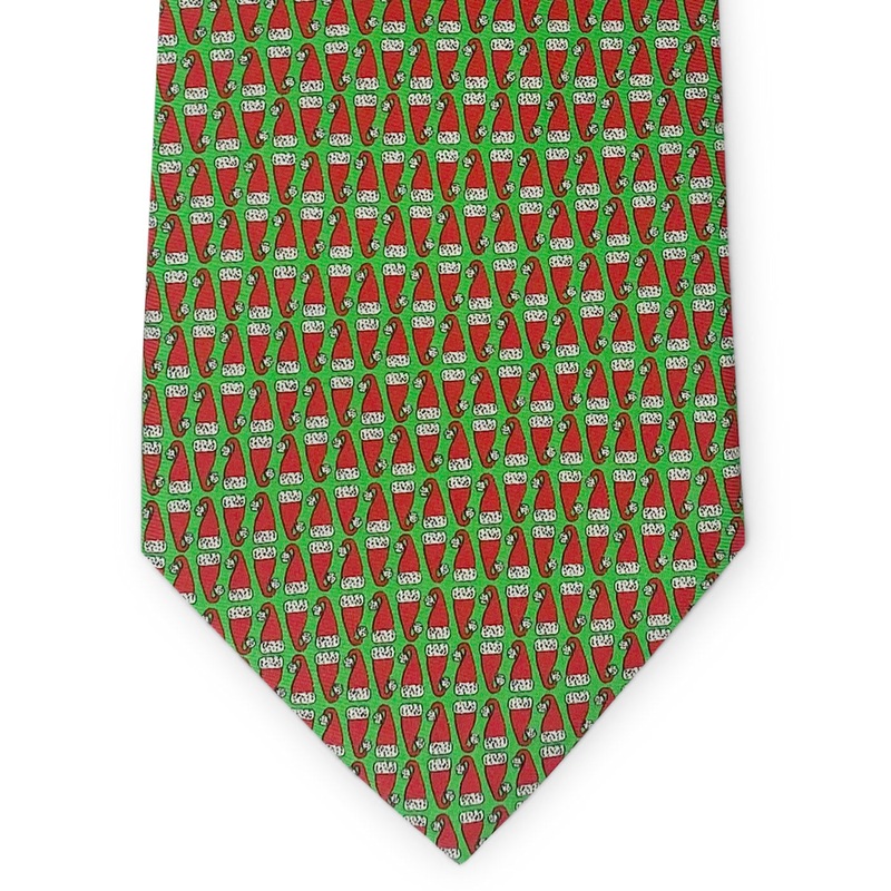 Santa Hats: Tie – Green