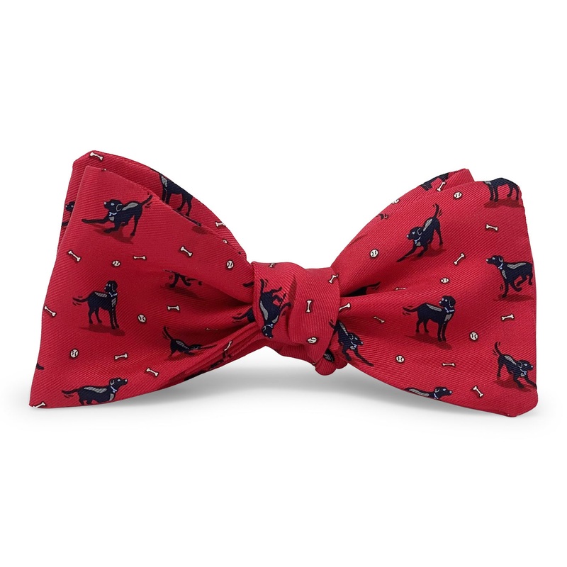 Black Lab Heaven: Bow Tie – Red