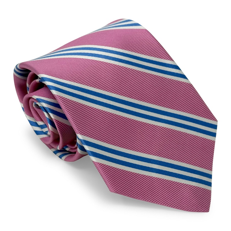 On Air Stripe: Tie – Pink/Blue