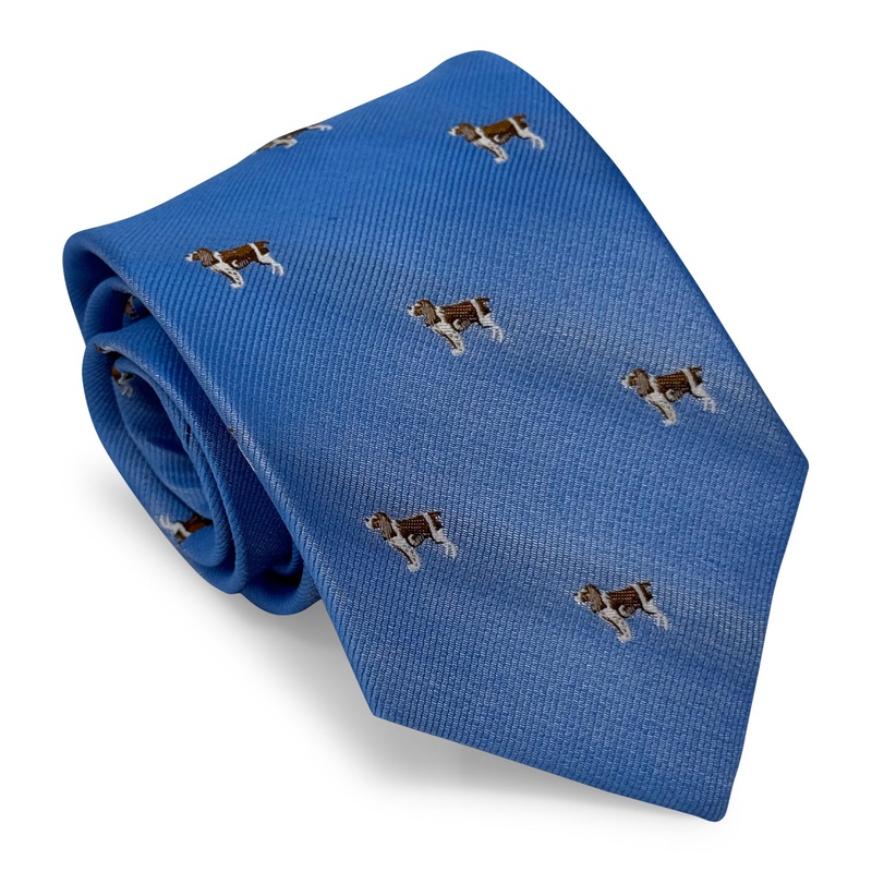 Springer Spaniel: Tie – Blue