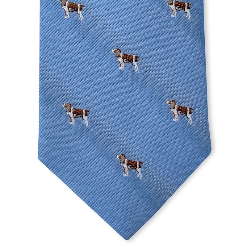 Springer Spaniel: Tie – Blue