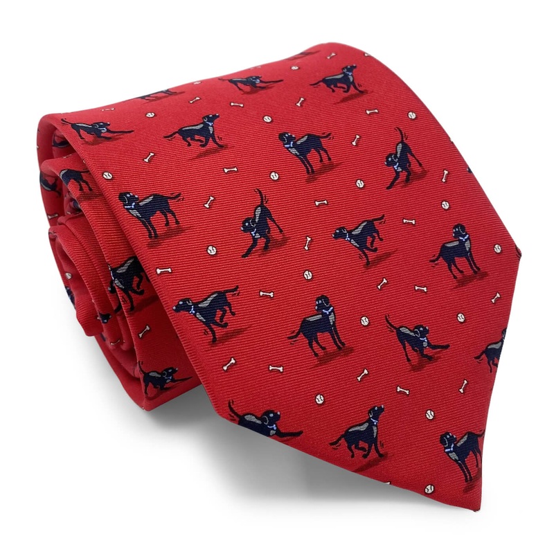 Black Lab Heaven: Tie – Red