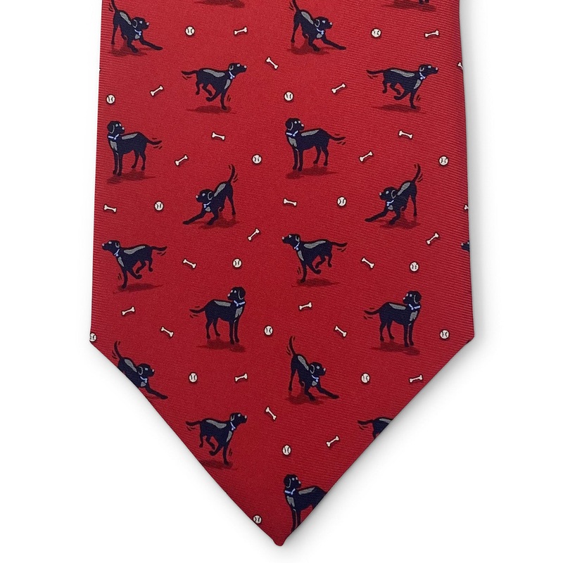 Black Lab Heaven: Tie – Red