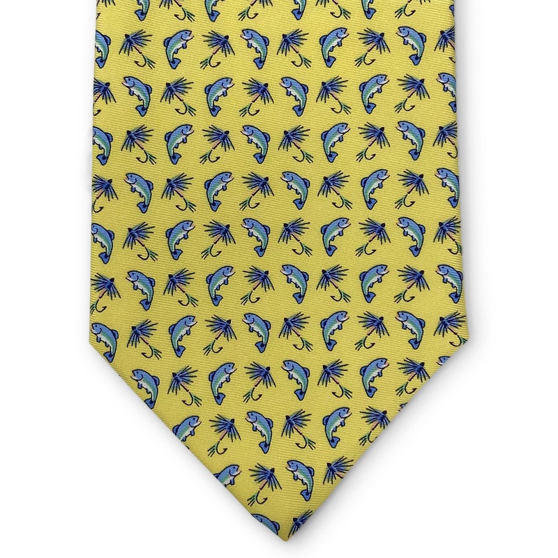 Gone Fishin’: Tie – Yellow