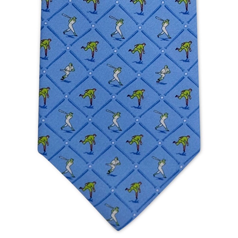 National Past-Tie: Tie – Light Blue