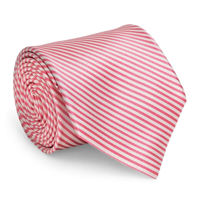 Signature Stripe: Tie – Pink
