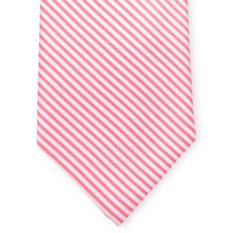 Signature Stripe: Tie – Pink