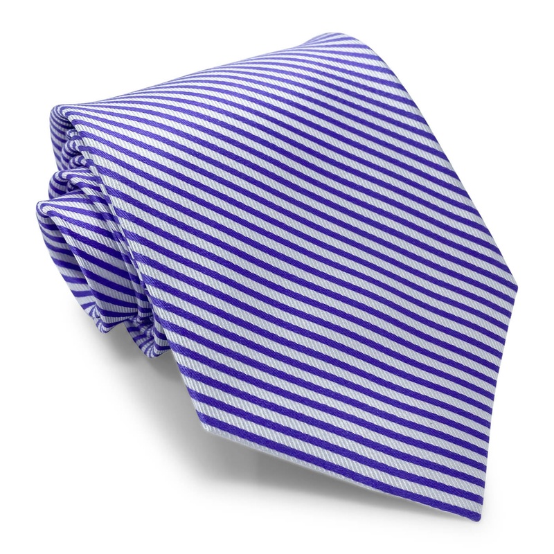 Signature Stripe: Tie – Purple