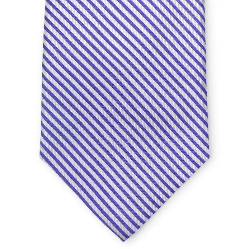 Signature Stripe: Tie – Purple