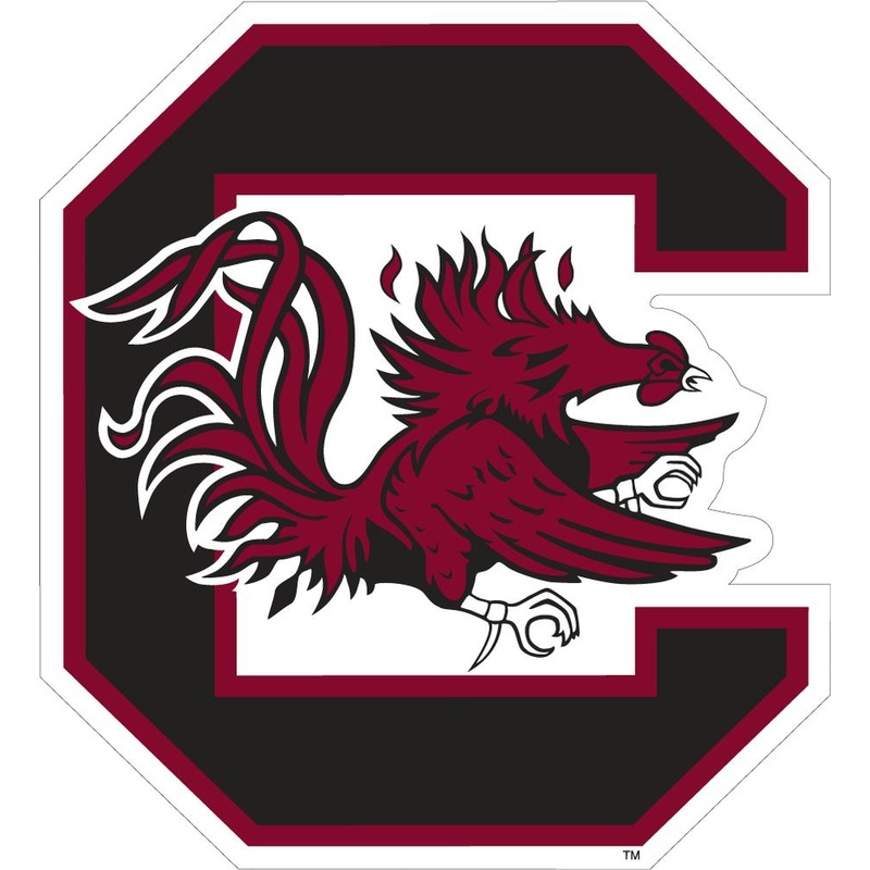 South Carolina Gamecocks Block C 3 inch Decal