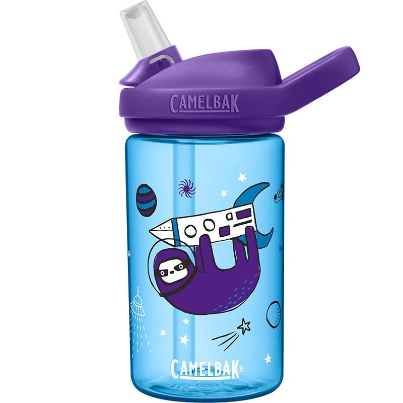 eddy+ Kids 14oz Bottle with Tritan Renew in Sloths In Space