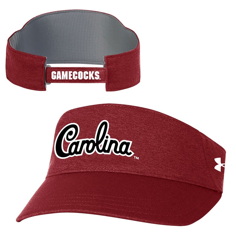 USC Script High Crown Visor|Garnet|White|Black