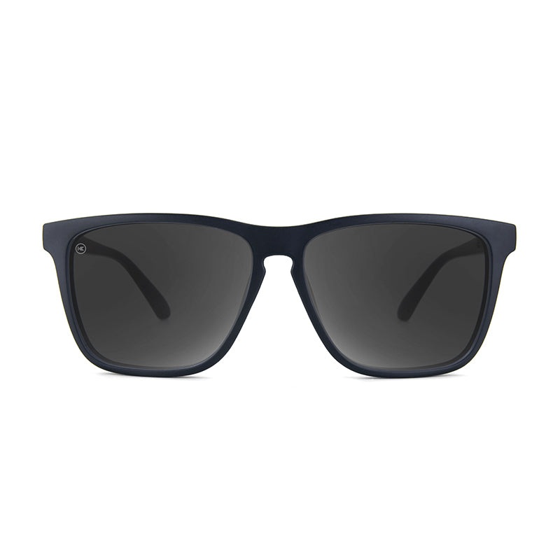 Knockaround Fast Lanes Sunglasses Matte Black on Black Smoke