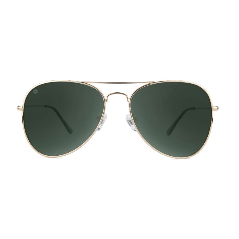 Knockaround Mile High Sunglasses in Gold and Aviator Green