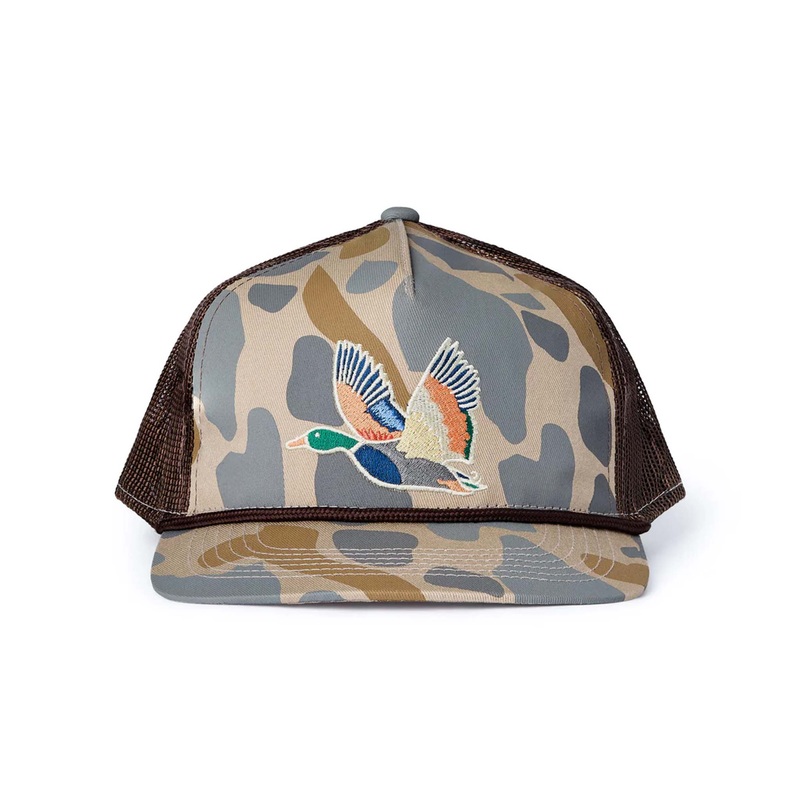 Retro Camo Duck Snapback