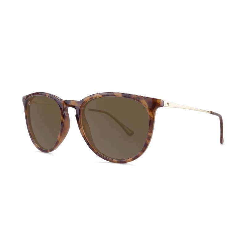 Knockaround Mary Janes Sunglasses in Glossy Blonde Tortoise and Amber