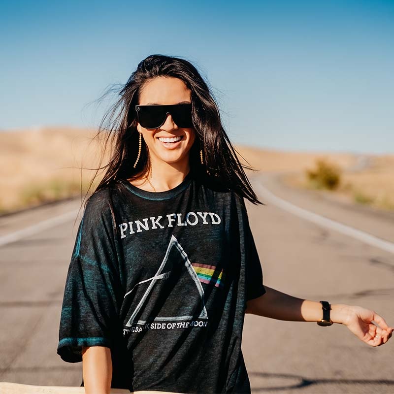 SciFi Black Dark Flatter Sunglasses