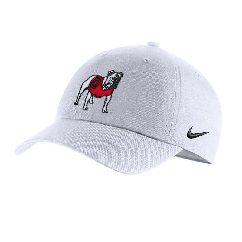 UGA Heritage Logo Hat|Anthracite|White|University Red