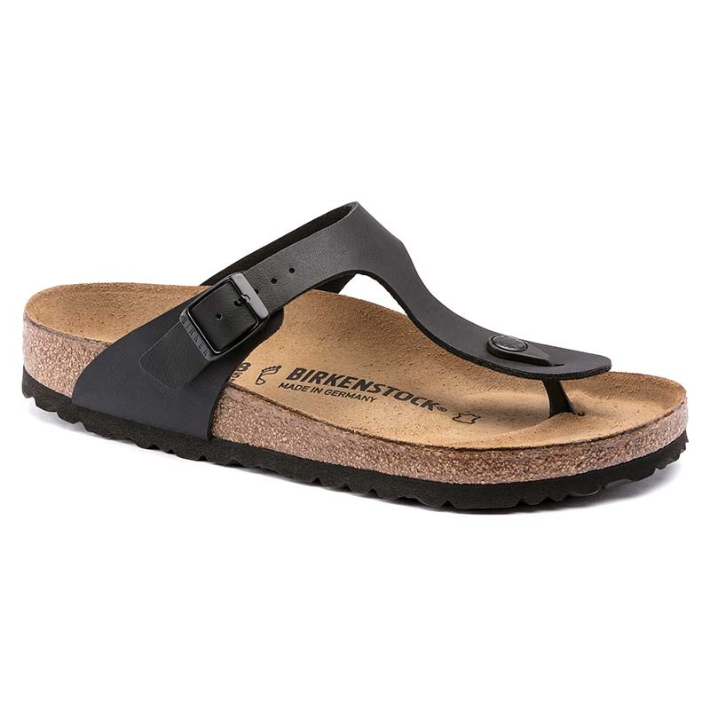 Women’s Gizeh Birko-Flor Sandals in Black