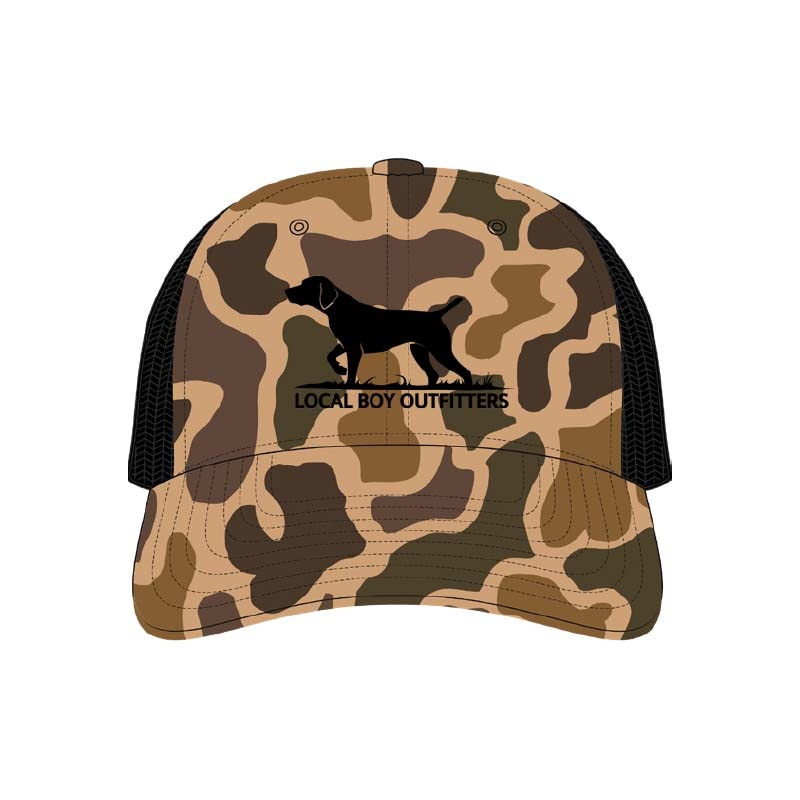 Retriever Hat|Brown/Khaki|Old School Camo