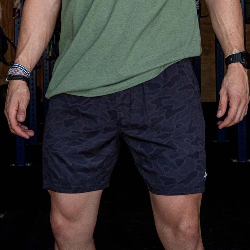 Athletic Shorts in Black Camo|S|M|L|XL|XXL