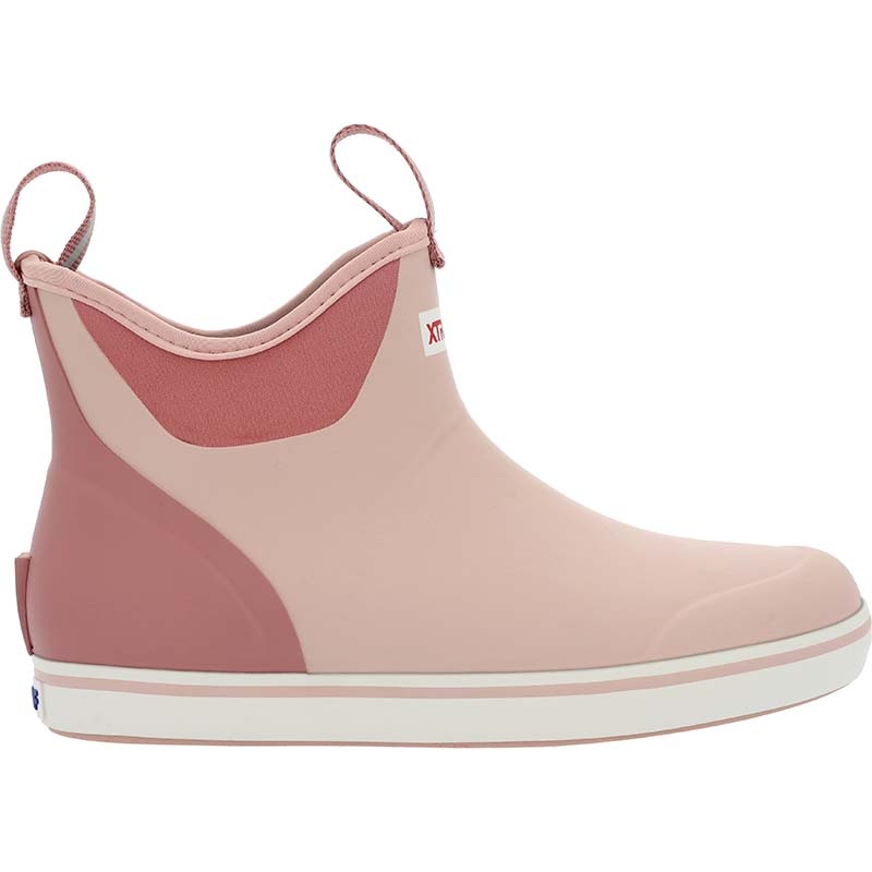 Women’s 6 Inch Ankle Deck Boot in Blush Pink