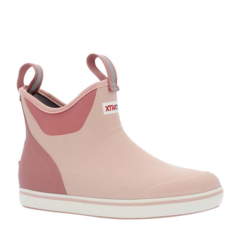 Women’s 6 Inch Ankle Deck Boot in Blush Pink