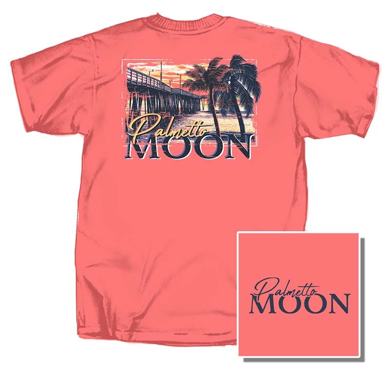 The Pier Short Sleeve T-Shirt|S|M|L|XL|XXL|XXXL|Coralsilk|Denim