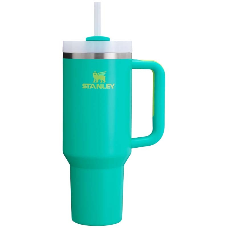 The 40oz Quencher H2.0 Flowstate Tumbler in Tropical Teal