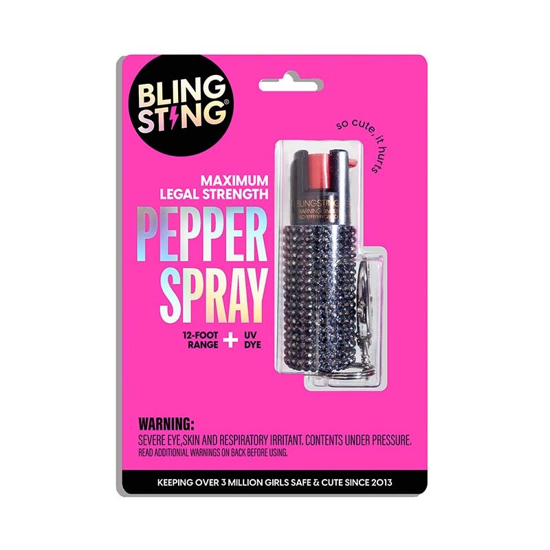Diamond Studded Pepper Spray in Mink