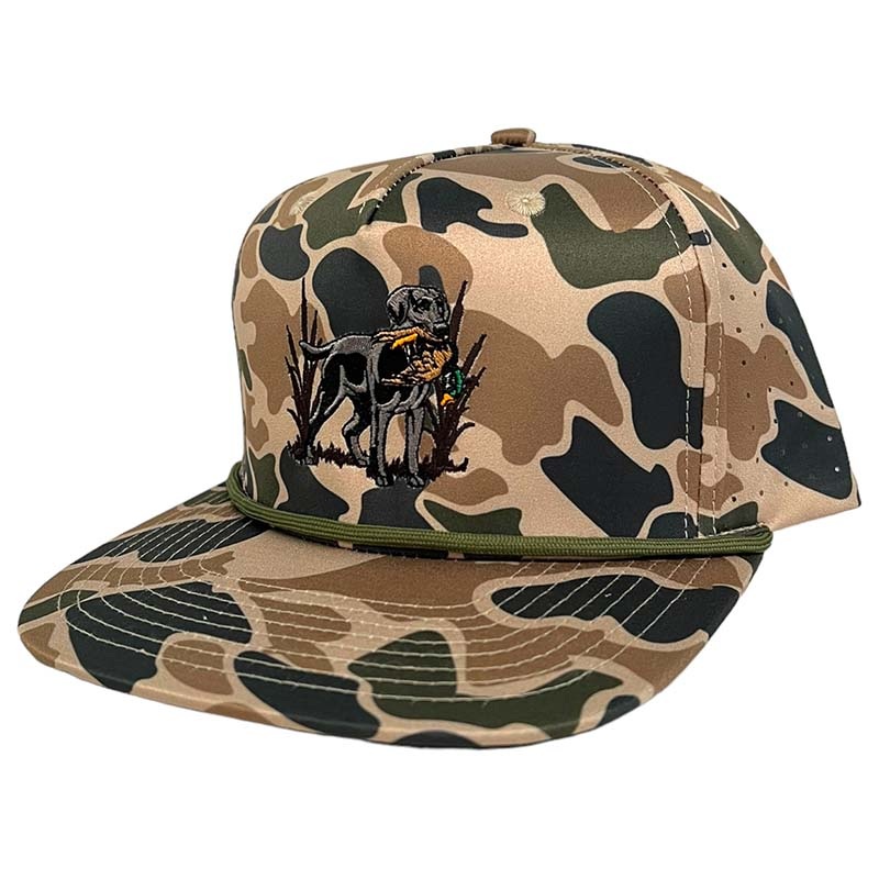 Lab Duck Performance Hat in Old School Camo