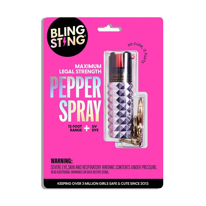 Studded Pepper Spray in Lavender