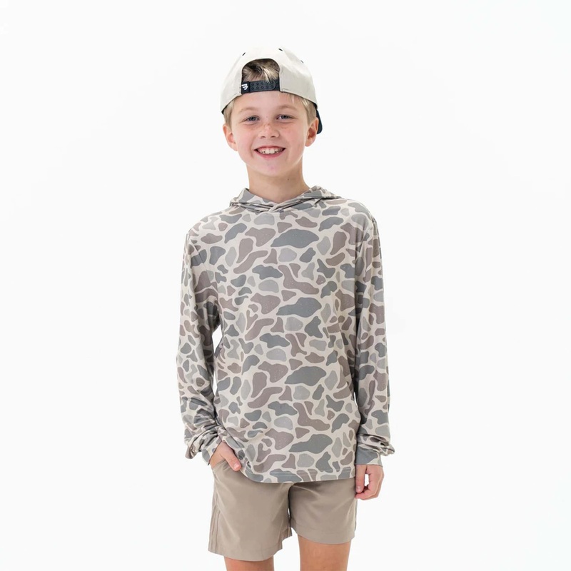Youth Performance Hoodie in Classic Deer Camo