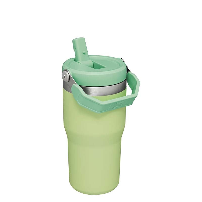 The 20oz IceFlow Flip Straw Tumbler in Citron