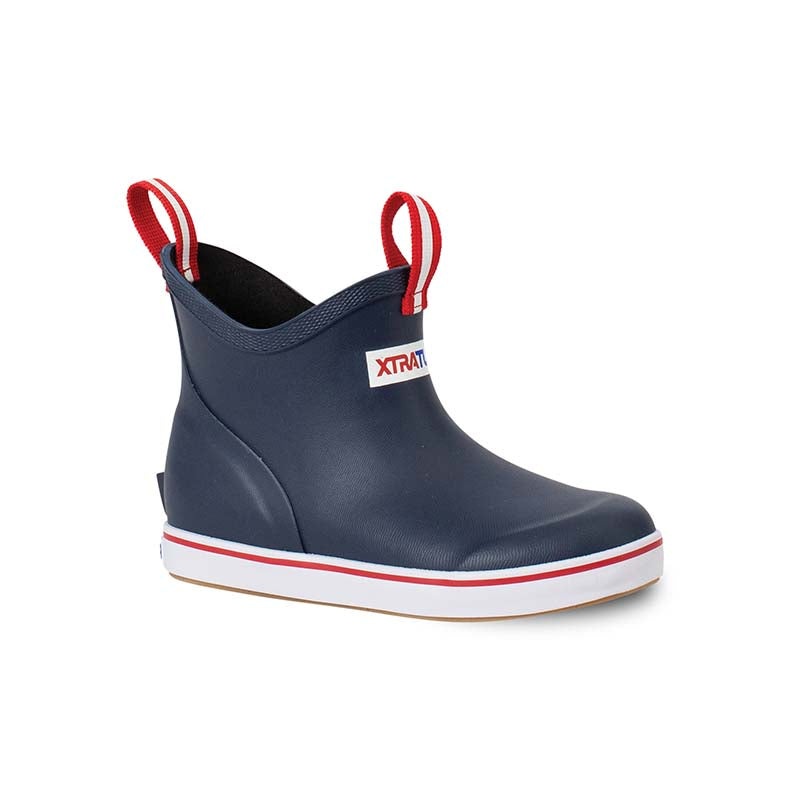 Youth Ankle Deck Boot in Navy|Y3|Y4|Y5|Y6