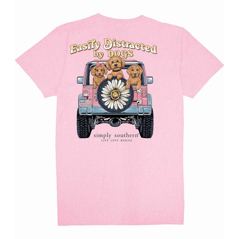 Jeep Dogs Short Sleeve T-Shirt