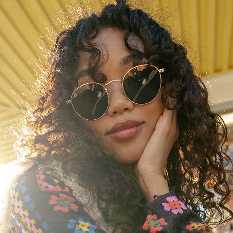 Knockaround Love Haights Sunglasses in Gold and Green