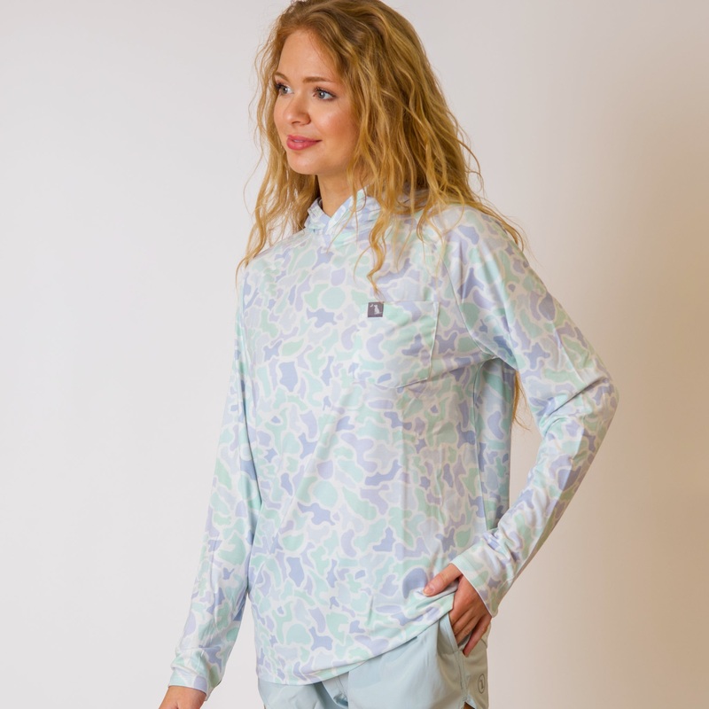 Local Girl Heather Blend Hoodie in Mint