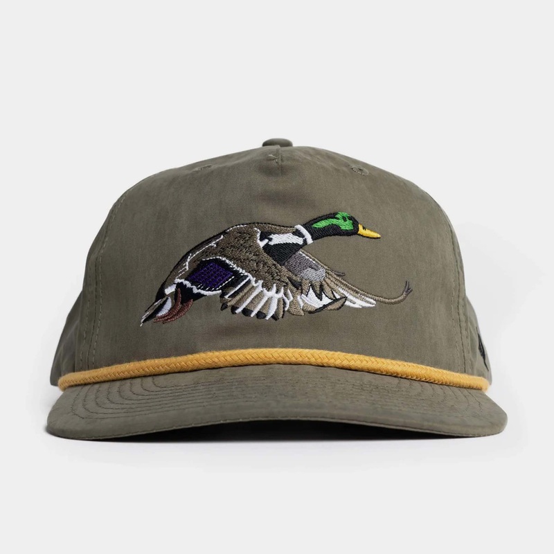 Mallard Rope Hat in Military Green