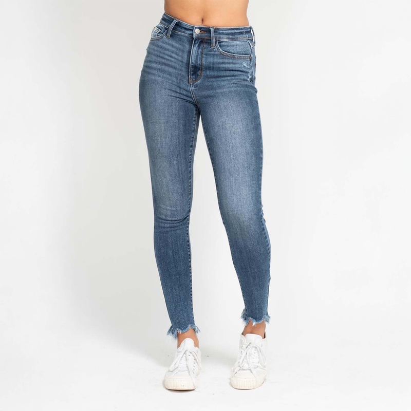 Shark Bite Skinny Jeans|24|25|26|27|28|29|30|31|32