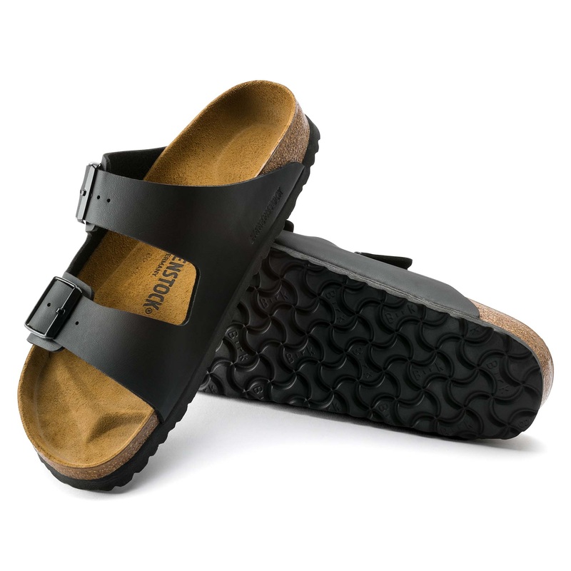 Women’s Arizona Birko-Flor Sandals in Black